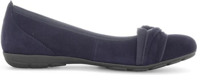 Gabor Ballerina's Platte schoenen slipper met comfortabele elastische afwerking