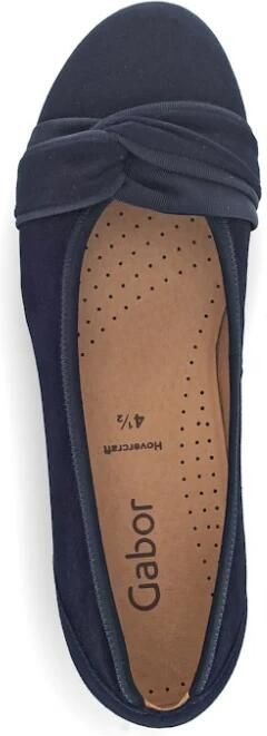 Gabor Ballerina's Platte schoenen slipper met comfortabele elastische afwerking - Foto 2
