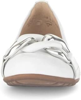 Gabor Ballerina's Florence Trouwschoen platte schoenen slippers met elegante sierketting - Foto 4