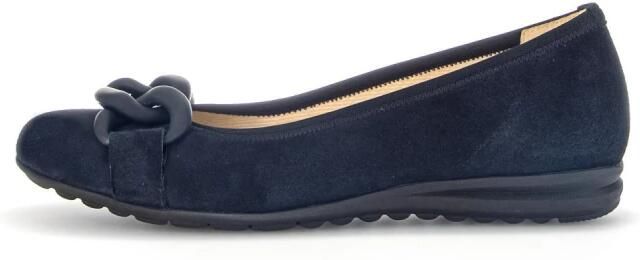 Gabor Klassieke ballerina's van fluweel leer Blue Dames - Foto 3