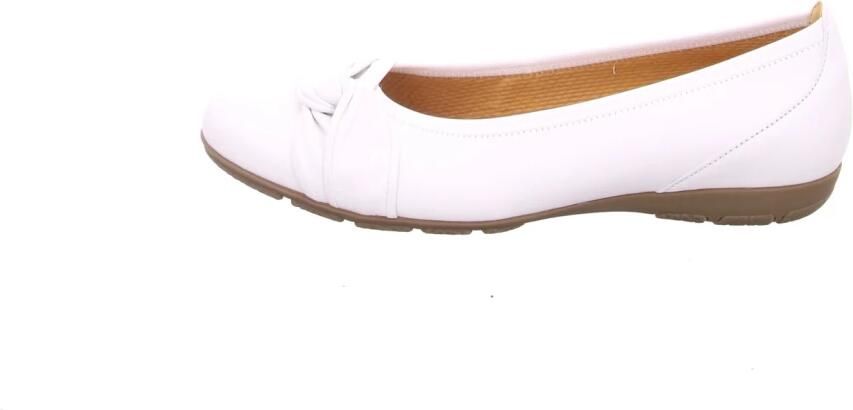 Gabor Witte Leren Ballerina's White Dames