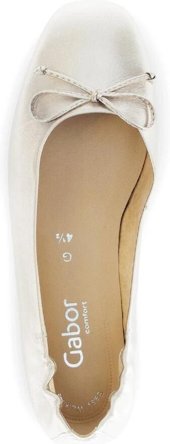 Gabor 62.611.82 dames ballerina zilver