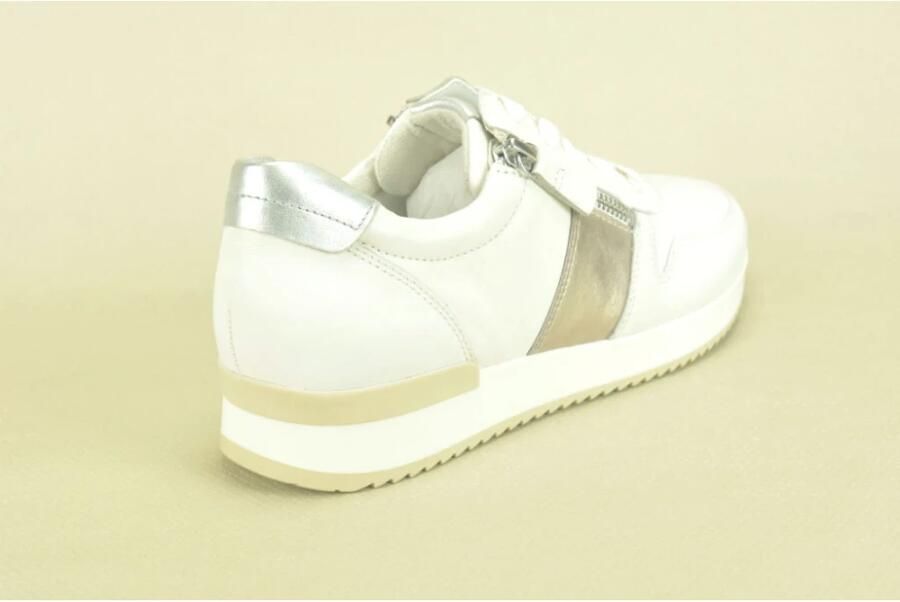 Gabor Beige Gouden Fijne Runner Sneakers