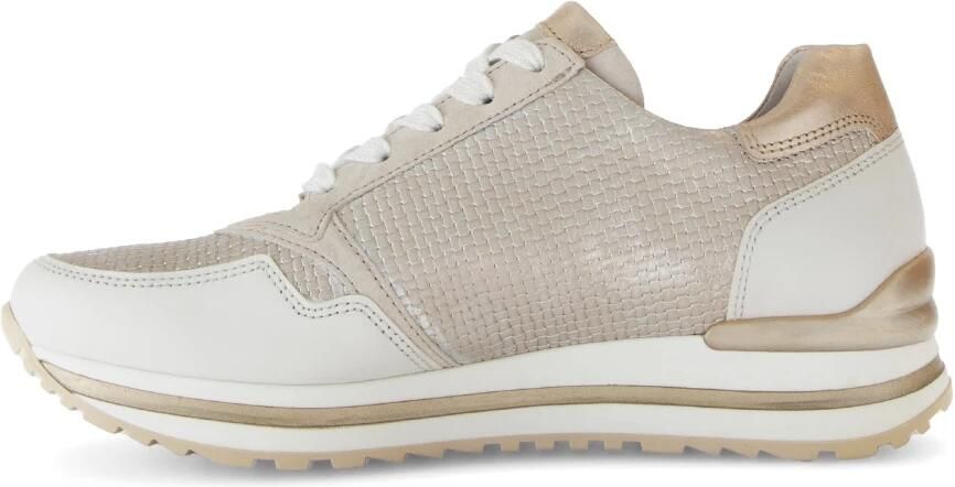 Gabor Sneakers met sleehak Turijn vrijetijdsschoen lage schoen veterschoen met mooie metallic details - Foto 6
