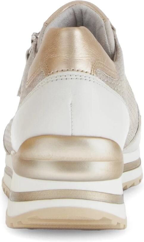 Gabor Sneakers met sleehak Turijn vrijetijdsschoen lage schoen veterschoen met mooie metallic details - Foto 3