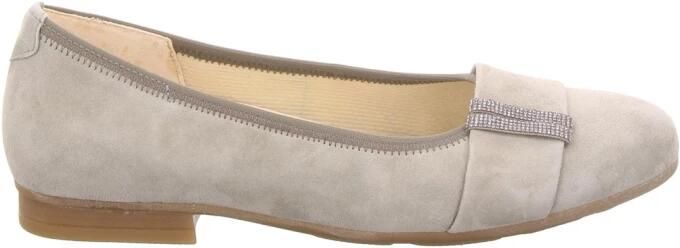 Gabor Beige Nubuck Ballerina's Beige Dames - Foto 2