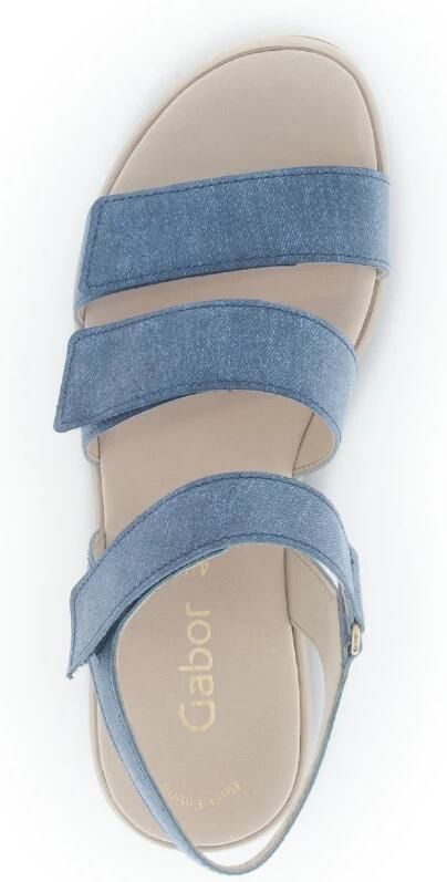 Gabor rollingsoft sensitive 76.946.46 dames rollende wandelsneaker blauw - Foto 4