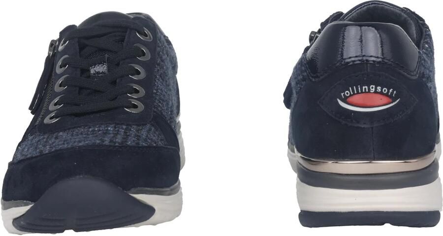Gabor rollingsoft sensitive 76.973.66 dames rollende wandelsneaker Blauw - Foto 3