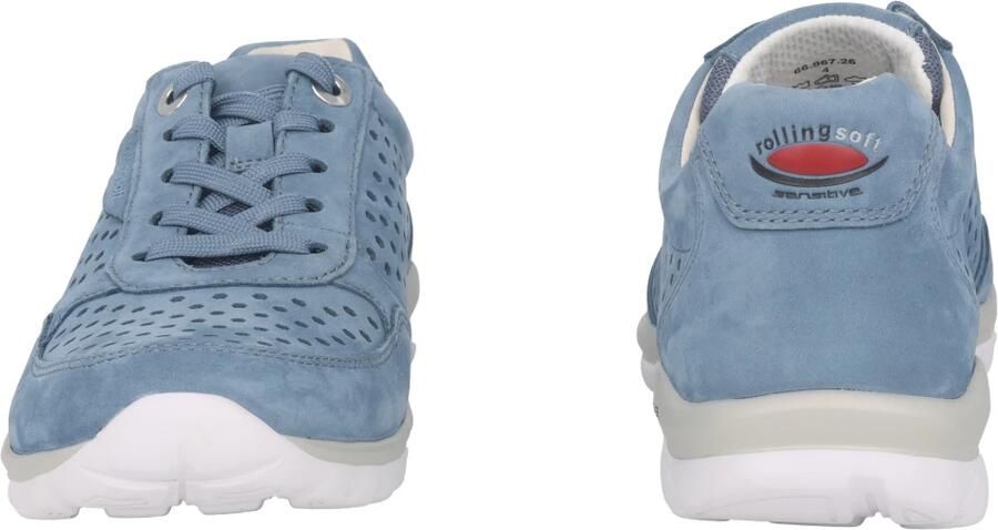 Gabor rollingsoft sensitive 66.967.26 dames rollende wandelsneaker Blauw - Foto 3