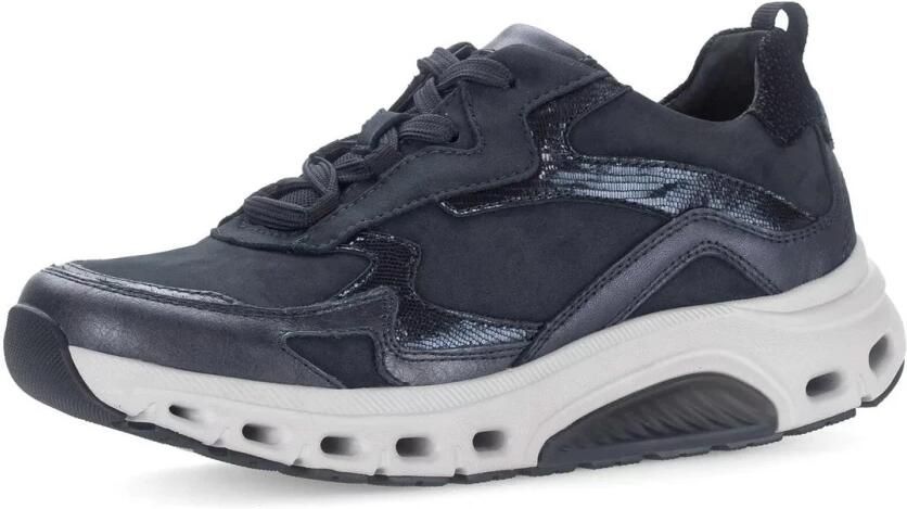Gabor Blauwe Rollende Wandelsneaker Vrouwen - Foto 2