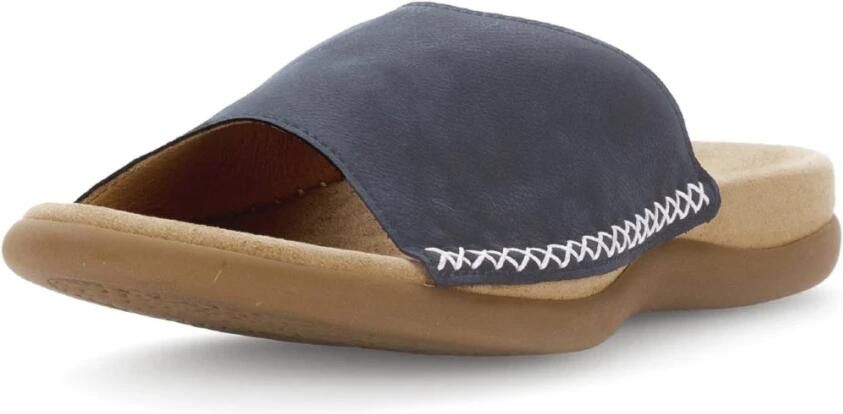 Gabor Blauwe Slippers voor Vrouwen