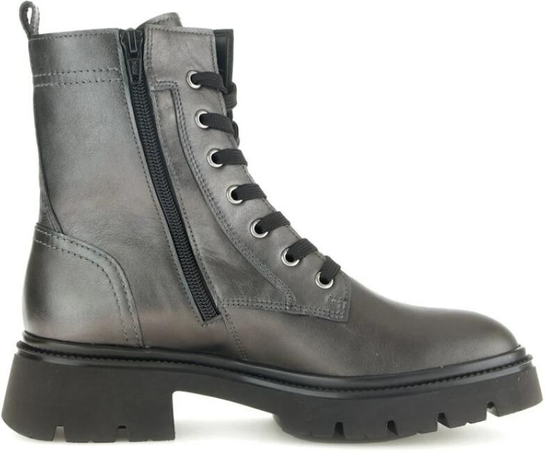 Gabor Zilveren Veterschoenen voor Dames - Foto 3