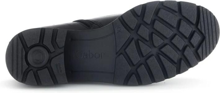 Gabor Elegante Leren Enkellaars Zwart Black Dames - Foto 2
