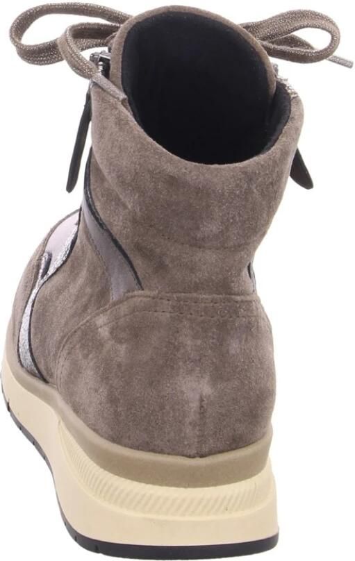 Gabor Sneakers met sleehak Capri comfortabele schoen high-top sneaker veterschoen comfortabele breedte k (extra breed)