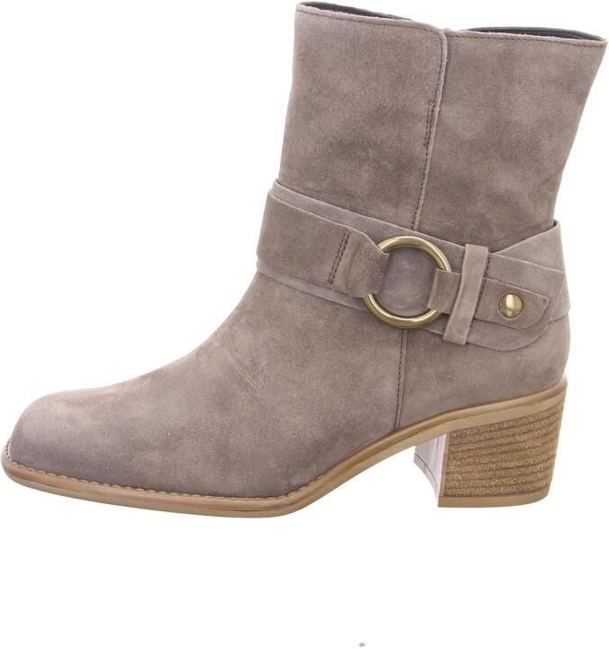 Gabor Enkellaars Blokhak Taupe Suede - Foto 2