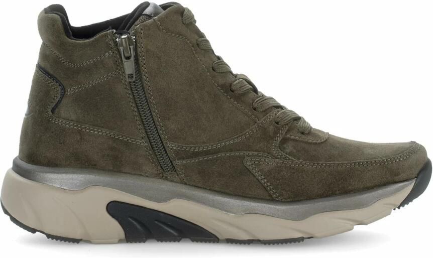 Gabor Rollingsoft Sneakers met sleehak veterschoenen high top sneakers comfortschoen gevoerde schachtrand