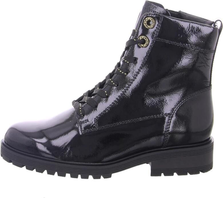 GABOR Veterboots Dames 765.1 Maat: 40 Materiaal: Lakleer Kleur: Zwart - Foto 4