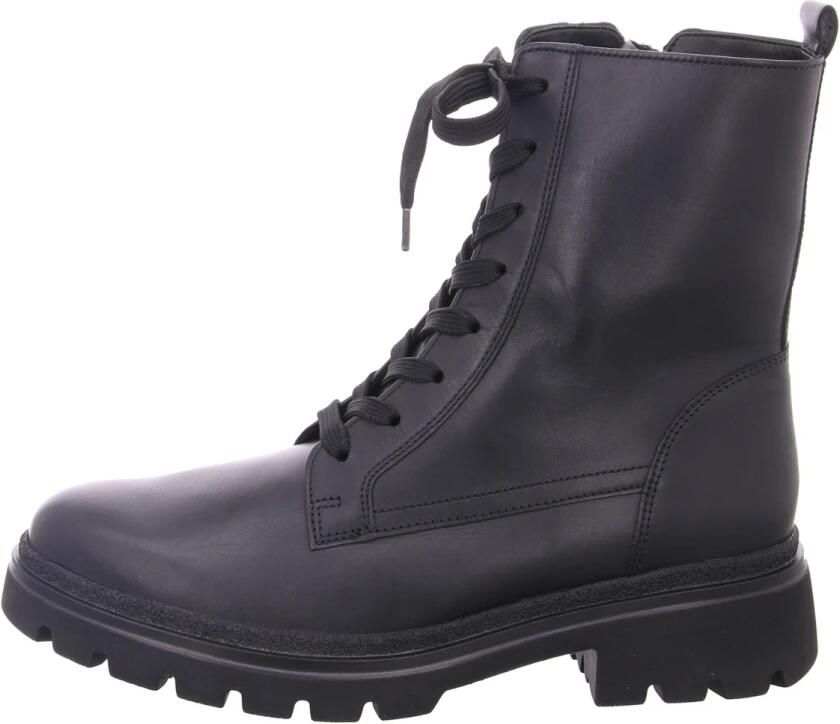 Gabor Elegante Leren Enkellaars Zwart Black Dames - Foto 3