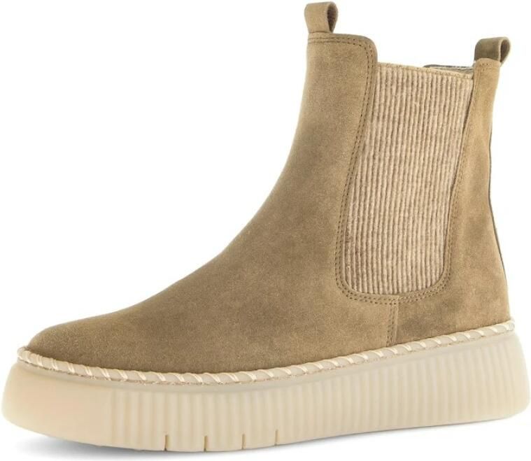 Gabor Chelsea-boots plateau enkellaarsjes met stretchinzet aan de buitenkant