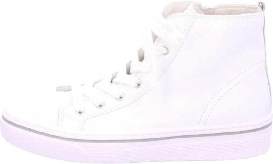 Gabor Witte Leren Hoge Sneakers White Dames - Foto 2