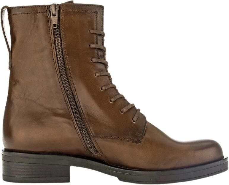 Gabor Comfortabele veterschoenen van glad leer Brown Dames - Foto 2