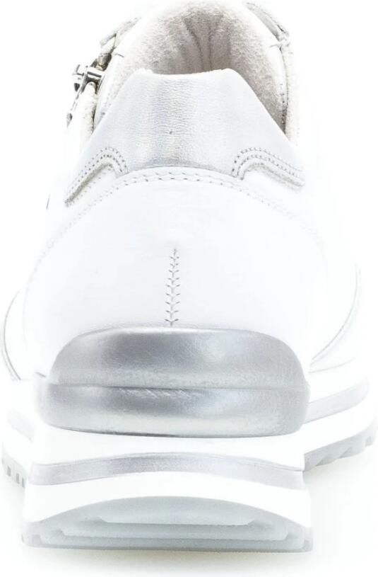 Gabor Witte Zilveren Leren Sport Basket Multicolor Dames - Foto 14