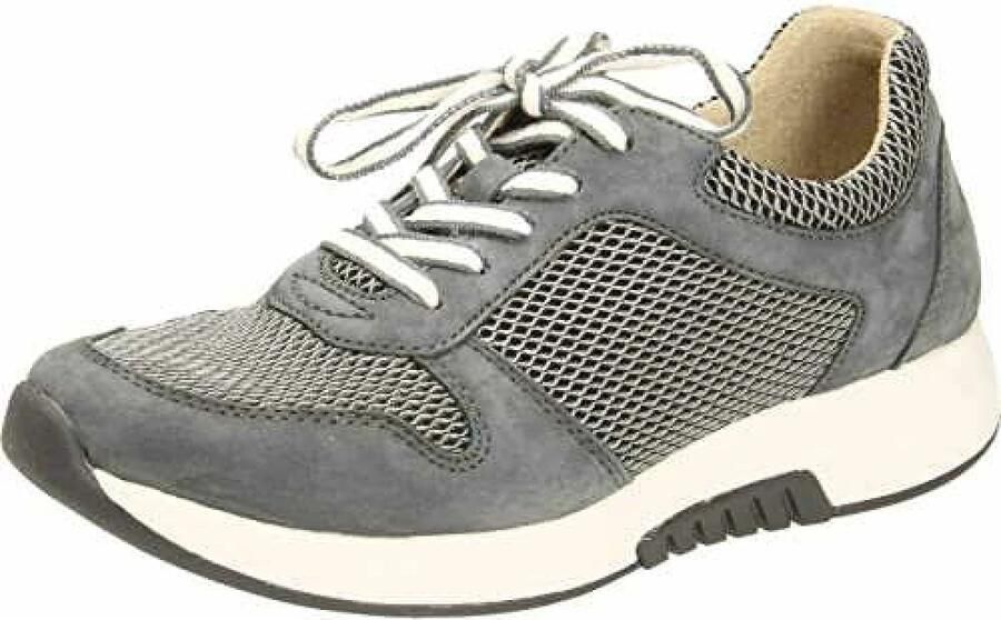 Gabor Rollingsoft Sneakers met sleehak met optifit verwisselbare binnenzool vrijetijdsschoen lage schoen veterschoen
