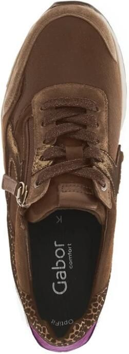Gabor Veterschoenen Laag Veterschoenen Laag cognac - Foto 2