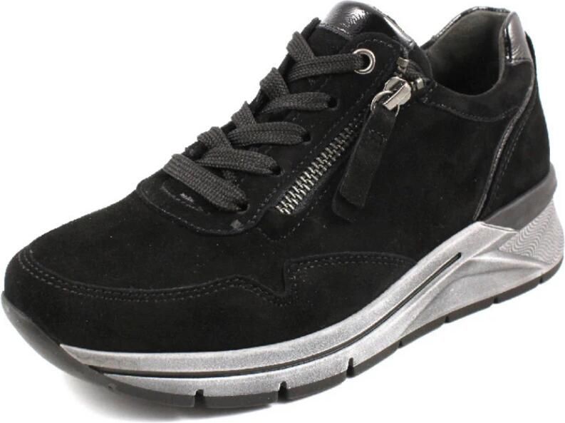 Gabor Casual veterschoenen voor dames in zwart - Foto 3