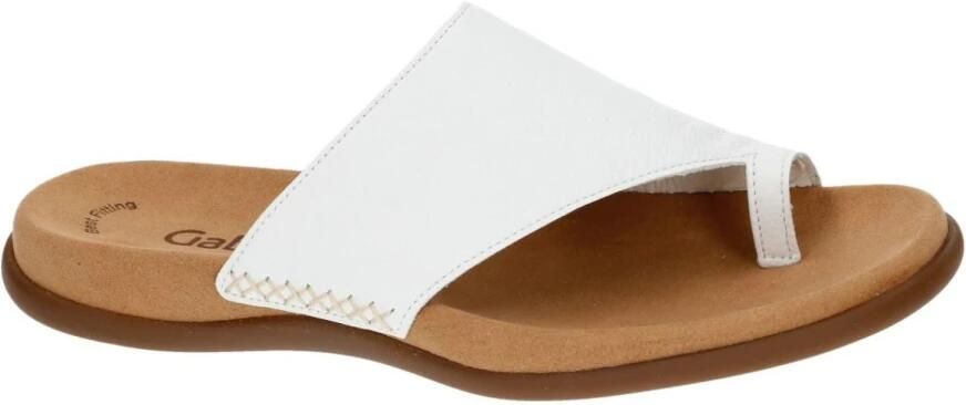 Gabor Teenslippers sleehak zomerschoen dianette met contrastkleurig borduursel - Foto 3