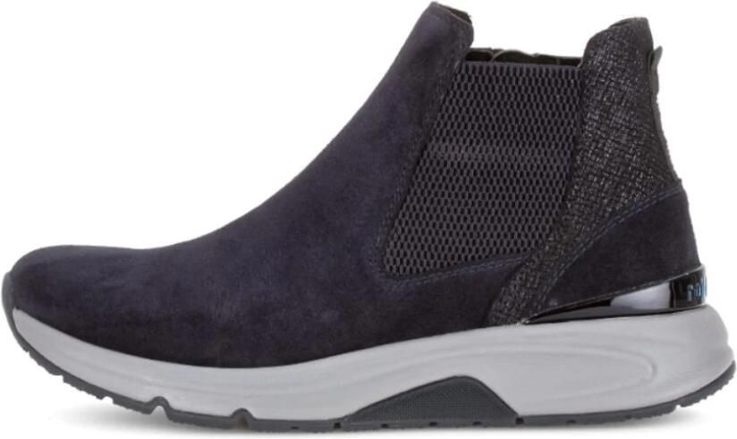 Gabor Rollingsoft Chelsea-boots Plateau high top-sneaker veterschoen met grip-profiel - Foto 5