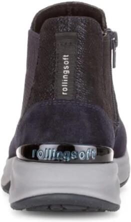 Gabor Rollingsoft Chelsea-boots Plateau high top-sneaker veterschoen met grip-profiel - Foto 3