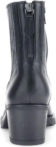Gabor Leren Enkellaars met 5cm Hak Black Dames - Foto 3