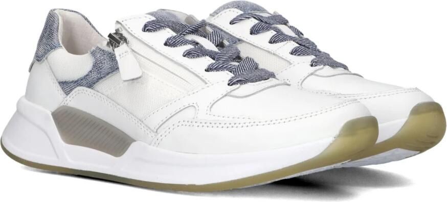 GABOR Lage Sneakers Dames 958 Leer Wit - Foto 2