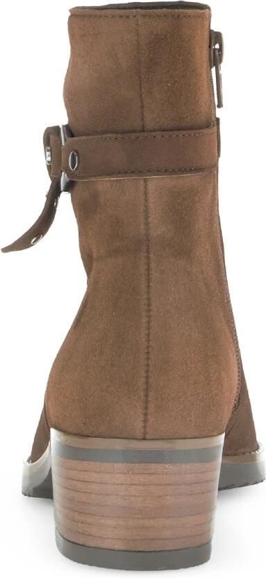 Gabor Cognac Velvet Enkellaarsjes