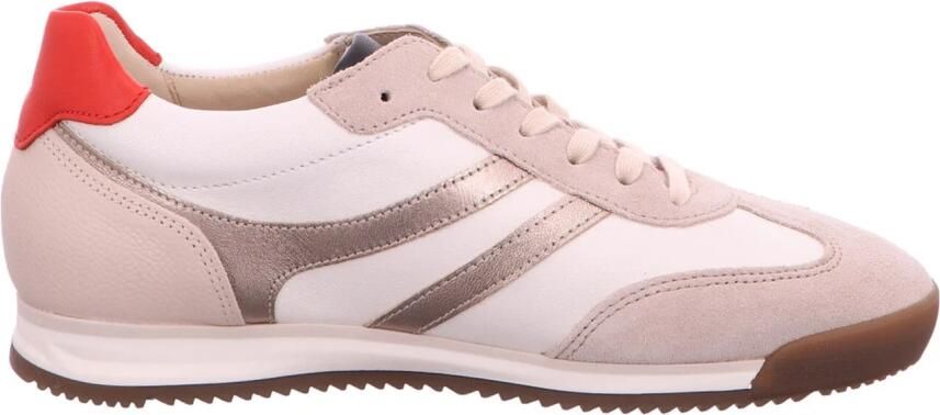GABOR Sneakers laag lichtbeige zilver