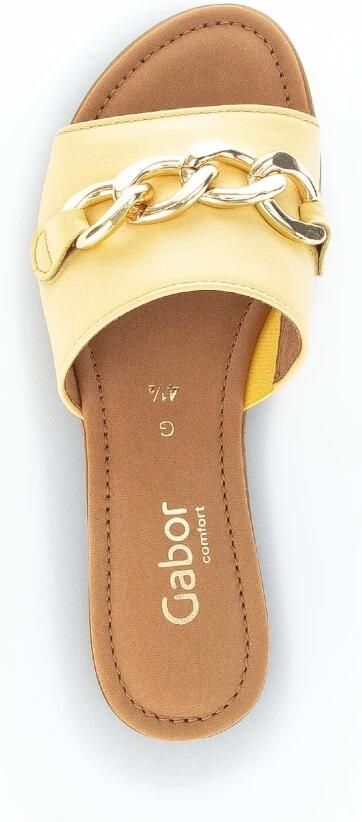 Gabor Comfortabele dames slippers Yellow - Foto 3
