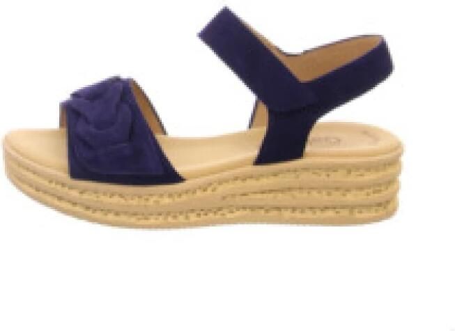 Gabor Sleehaksandaaltjes zomerschoen bandjessandaal met praktische klittenbandsluitingen