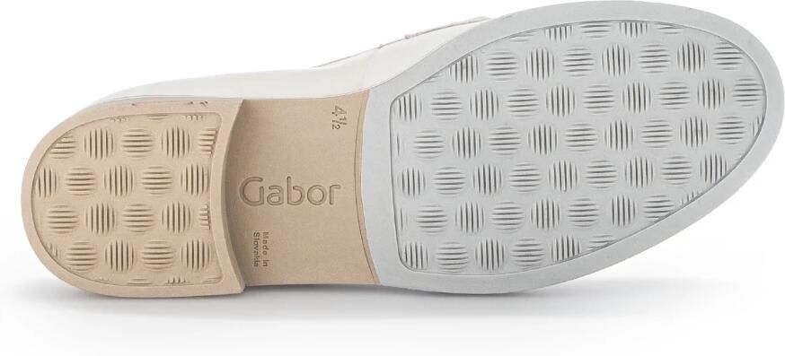 Gabor Comfortabele leren loafer voor dames White Dames - Foto 2