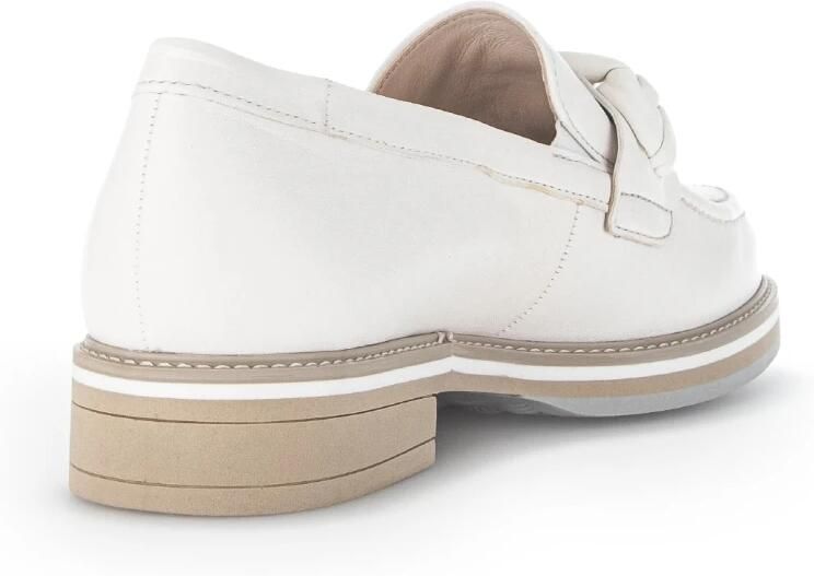 Gabor Comfortabele leren loafer voor dames White - Foto 2