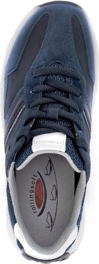 Gabor rollingsoft sensitive 56.996.46 dames rollende wandelsneaker blauw - Foto 2