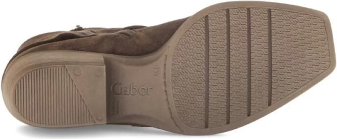 Gabor enkellaars 75.915.18 Bruin suede - Foto 5