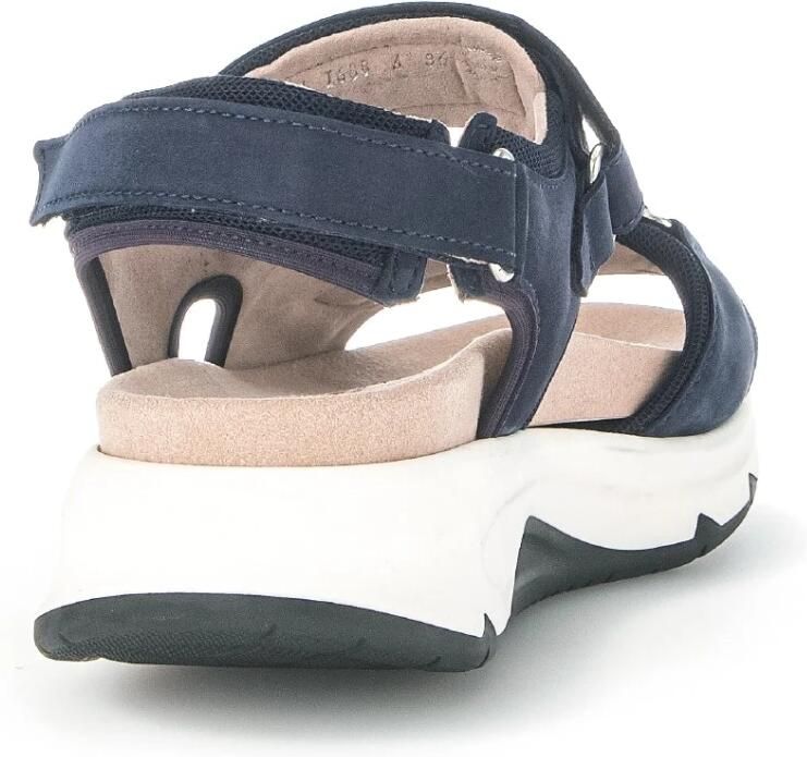 Gabor rollingsoft sensitive 66.889.36 dames rollende wandelsandaal blauw
