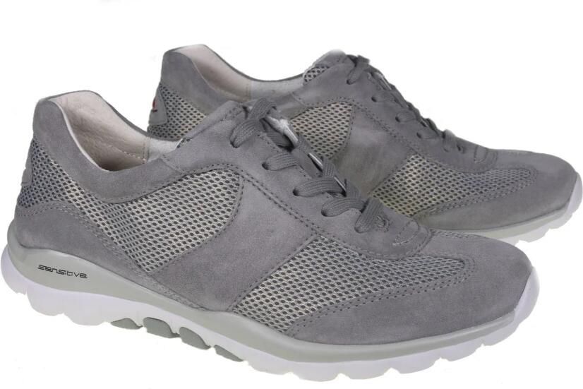 Gabor Rollingsoft Sneakers met sleehak vrijetijdsschoen lage schoen veterschoen met optifit verwisselbare inlegzool - Foto 8