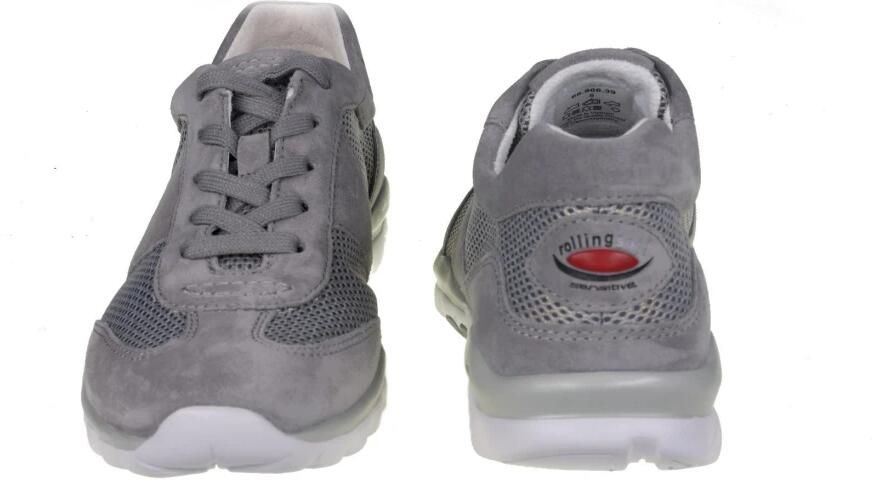 Gabor Rollingsoft Sneakers met sleehak vrijetijdsschoen lage schoen veterschoen met optifit verwisselbare inlegzool - Foto 6