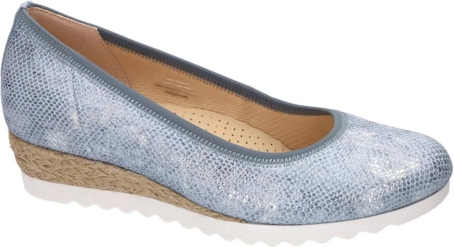 Gabor Pumps met sleehak Genua zakelijke schoen comfort schoen instapper in comfortabele wijdte g (= wijd)