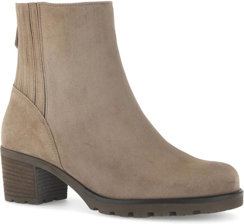 GABOR Enkellaarsjes Dames 802.3 Maat: 44 Materiaal: Suède Kleur: Beige - Foto 3