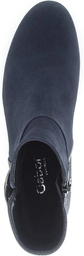 Gabor 714.1 Enkellaarsjes Enkelboots met rits Dames Blauw - Foto 4