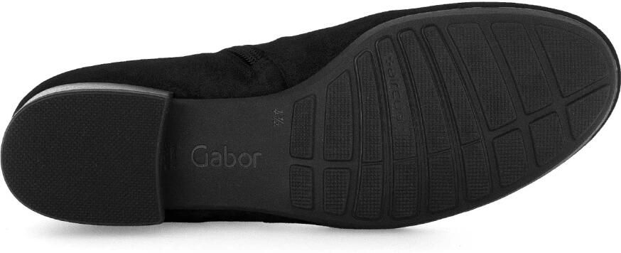 Gabor Laarsjes Pisa blokhak basic business schoen met decoratieve stiksels