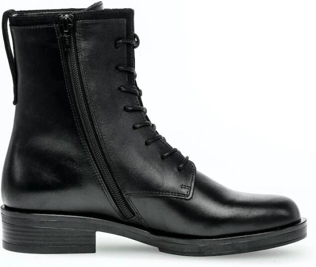 Gabor Zwarte veterschoenen in leren combinatie Black Dames - Foto 2